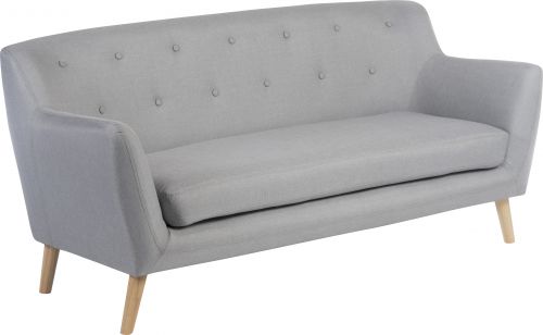 The Teknik Office Skandi 3 Seater Sofa is an elegant and simply designed reception armchair upholstered with a classy, neutral grey fabric and smart wooden feet. It has a comfortable long seat cushion which has ample space for up to three people and a matching button tufted backrest, super for relaxing in while you wait. There is no assembly required, perfect for instant use in all receptions and waiting areas. There is also a matching armchair and two seater sofa available.