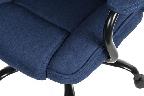 12158TK - Goliath Duo Heavy Duty Fabric Executive Office Chair Ink Blue - 6991