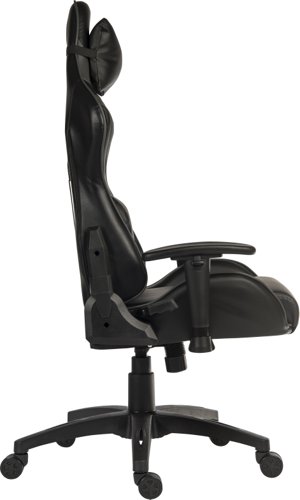 Teknik Yokohama Stylish and Contemporary Gaming Chair With Height Adjustable Arms Black - 6997