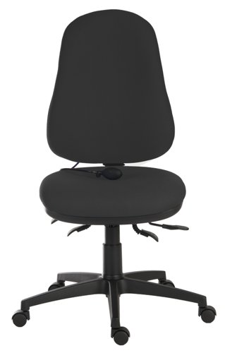 Teknik Office Ergo Comfort Air Spectrum Executive Operator Chair Pump up Lumbar Support Certified for 24hr use Black