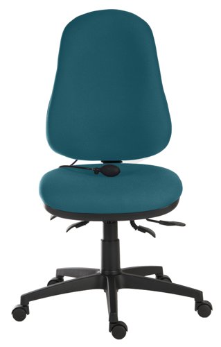 Teknik Office Ergo Comfort Air Spectrum Fabric in Aquamarine with high back executive operator chair