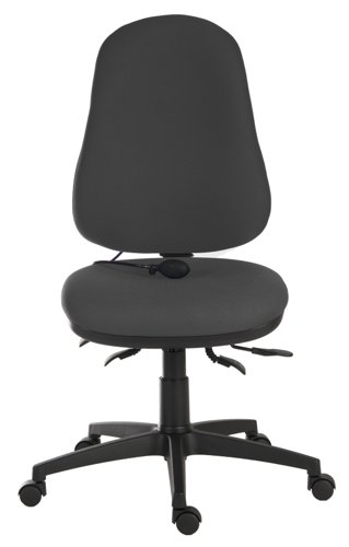 Teknik Office Ergo Comfort Air Spectrum Executive Operator Chair Pump up Lumbar Support Certified for 24hr use Carbon