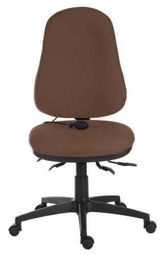 Teknik Office Ergo Comfort Air Spectrum Executive Operator Chair Pump up Lumbar Support Certified for 24hr use Nougat 