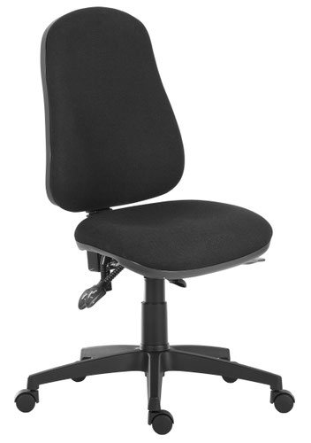Ergo Comfort High Back Fabric Ergonomic Operator Office Chair without Arms Black - 9500BLK