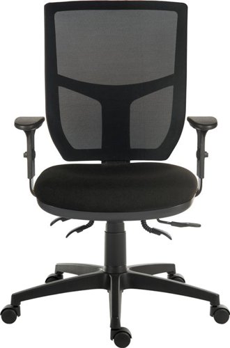 Ergo Comfort Mesh Back Ergonomic Operator Office Chair with Arms Black - 9500MESH-BLK/0270
