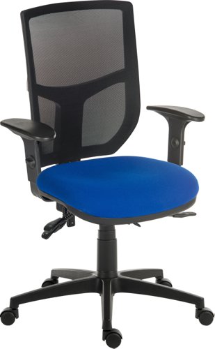 Ergo Comfort Mesh Back Ergonomic Operator Office Chair with Arms Blue - 9500MESH-BLU/0270