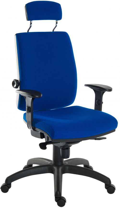 9700BLR510 - Teknik 9700BL 2 LABELS REQUIRED R510 ErgoPlusHRBlu Chair and blk base