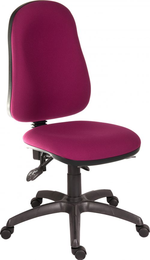 Teknik Office Ergo Comfort Spectrum Fabric high back executive operator chair Diablo