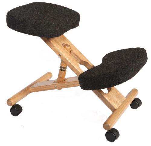 Teknik M0001CH Posture Wood Kneel Chair Charc