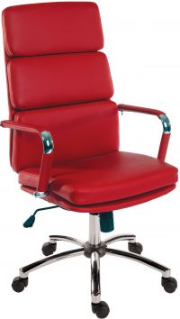 Teknik 1097RD Deco Executive Red Chair