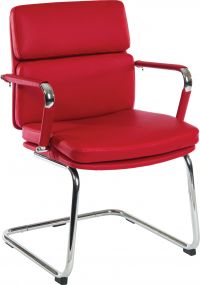Teknik 1101RD Deco Cantilever Red Chair
