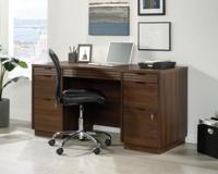 Teknik Office Elstree Credenza Desk  in Spiced Mahogany