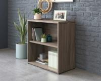 Teknik Office Affiliate 2 Shelf Bookcase in a Hudson Elm effect finish, display storage with one adjustable shelf
