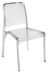 Teknik 6908TR Clarity stackable Clear Chairs Pack of 4