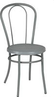 Teknik Office Urban Bistro Chair in Dove Grey, available in singles or 4 pack with stylish painted metal frame and dove grey coloured seat