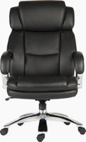 Teknik Colossus Extreme Heavy Duty 24 Hour Executive Bonded Leather Faced Office Chair With Fixed Arms Black - 7200
