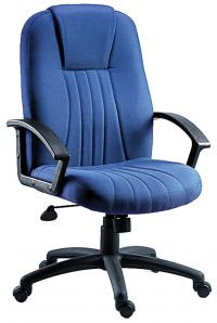City Fabric Executive Office Chair Blue - 8099BL
