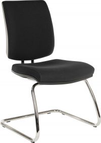 Teknik 9300BLK Ergo Visitor Deluxe Black Chair