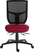 Teknik Office Ergo Comfort Air Spectrum Executive Operator Chair Pump up Lumbar Support Certified for 24hr use Crimson