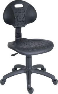 Teknik Office Labour Polyurethane Chair with Easy Clean Seat and Nylon Five Star Base