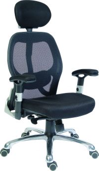 Teknik OA1013BLK Cobham Black Mesh Chair