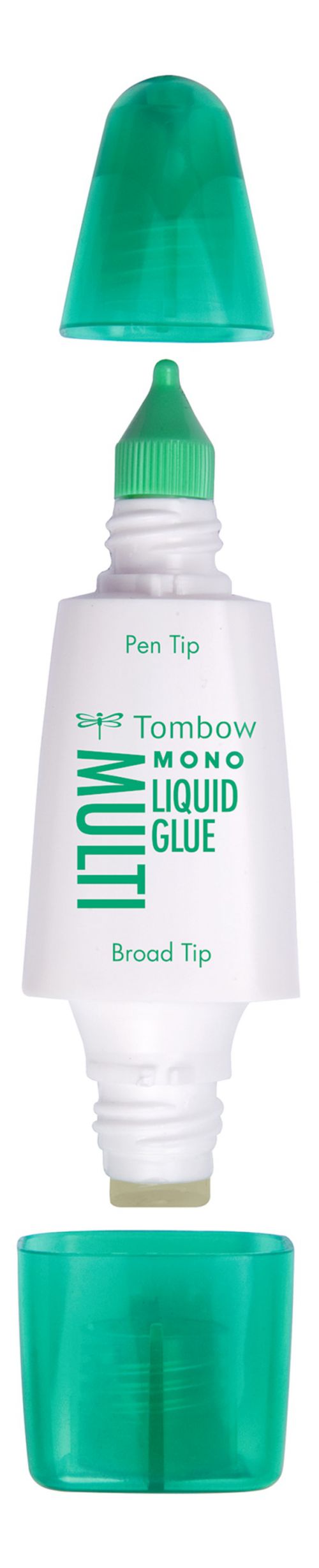 Tombow MONO Multi Liquid Glue With Two Tips White (Pack 10) - PT-MTC-10P Glues 48644TW