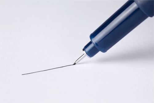 Tombow MONO Fineliner Drawing Pen 01 Tip 0.24mm Line Black (Pack 12) - WS-EFL01