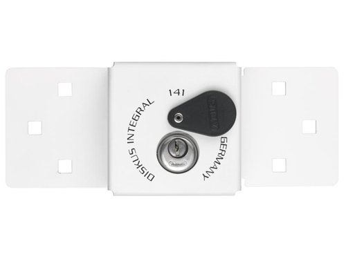 ABUS Mechanical 141/200 Diskus® Integral Van Lock White & 26/70mm Diskus® Padlock