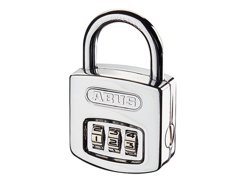 ABUS Mechanical 160/40 40mm Steel Case Die-Cast Body Combination Padlock (3-Digit) Carded