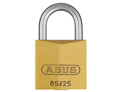 ABUS Mechanical 65/25mm Brass Padlock Keyed Alike 6253