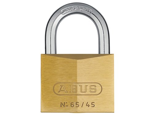 ABU6545C ABUS Mechanical 65/45mm Brass Padlock Carded