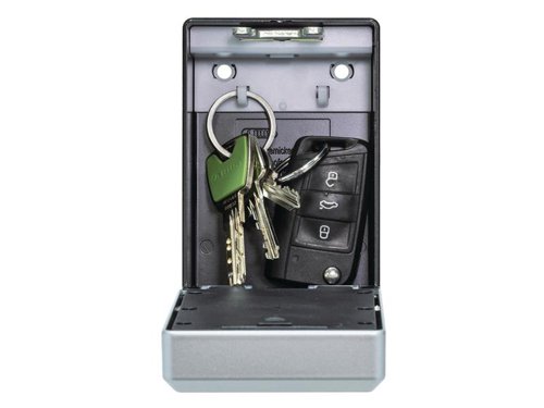 ABUS 787 SMART-BT KeyGarageâ„¢ for wall mounting. It holds up to 20 keys, three car keys or up to 30 plastic cards on a temporary and flexible basis for various groups of people. Inside there are two hooks for keys.As an admin, you can generate a six-digit key code for others in the app, which will give them access to whatever is stored in the smart KeyGarage without the use of a smartphone; e.g. for guests in a holiday rental, workers, cleaning service, mobile care services and more. Another option is to send an electronic access ticket via the app.Equipped with the current, most secure AES-128-Bit encryption. The batteries can be changed any time without having to open the KeyGarageâ„¢ 787 Smart-BT. We recommend using the KeyGarageâ„¢ 787 Smart-BT on the wall in a protected outdoor area.Specifications:Dimensions ( Height x Width x Depth):External: 120 x 82.5 x 63mm.Internal: 98 x 72 x 33mm.