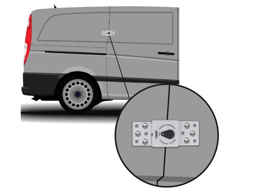 ABU82983 ABUS Mechanical 142 Series Sliding Door Van Lock & 23/70mm Diskus® Padlock