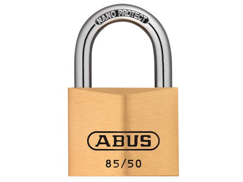 ABU8550 ABUS Mechanical 85/50mm Brass Padlock