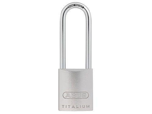 ABUS Mechanical 86TI/45mm TITALIUM™ Padlock Without Cylinder 80mm Long Shackle