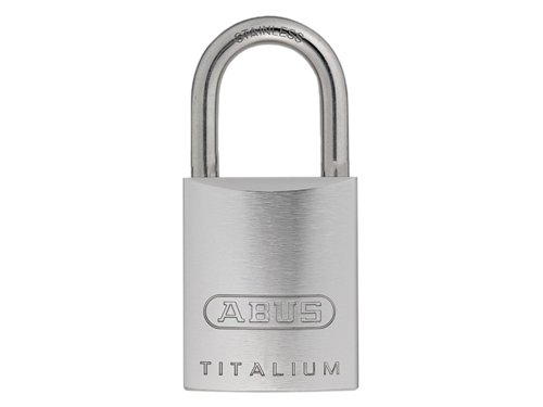 ABUS Mechanical 86TIIB/45mm TITALIUM™ Padlock Without Cylinder Stainless Steel Shackle