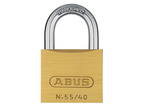 ABUKA02868 ABUS Mechanical 55/40mm Brass Padlock Keyed Alike 5401