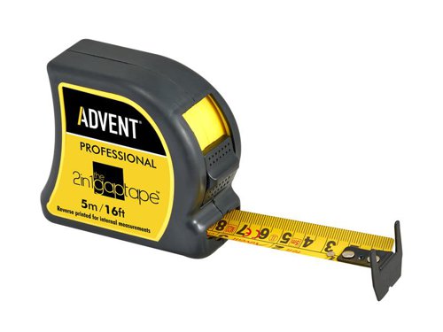 Advent 2-In-1 Double Sided Gap Pocket Tape 5m/16ft (Width 25mm)