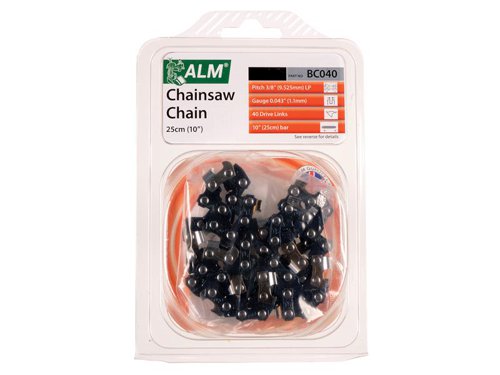 BC040 Chainsaw Chain 3/8in x 40 links - Fits 25cm Bars