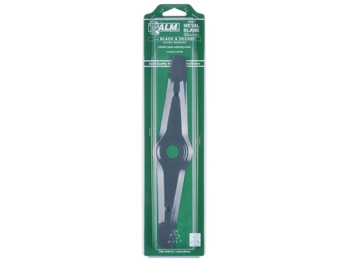 The ALM Manufacturing 30cm (12in) BD033 Metal Blade to fit Black & Decker: GX200, GX250, GX260, GX260C, GX300, GX301, GX302, GX303, GX320, GX322, GX340, GX341, GX342, GX530C.Compares to A6183 .