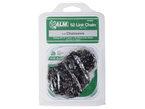 ALMCH052 ALM Manufacturing CH052 Chainsaw Chain 3/8in x 52 links 1.3mm - Fits 35cm Bars