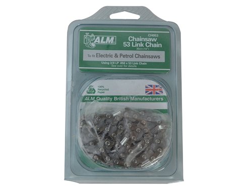 ALMCH053 ALM Manufacturing CH053 Chainsaw Chain 3/8in x 53 Links 1.3mm - Fits 35cm Bars