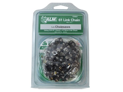 ALMCH061 ALM Manufacturing CH061 Chainsaw Chain 3/8in x 61 Links 1.3mm - Fits 45cm Bars