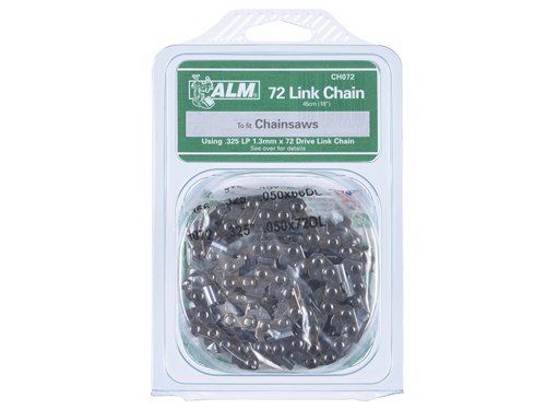 ALM Manufacturing CH072 Chainsaw Chain .325 x 72 links 1.3mm - Fits 45cm Bars