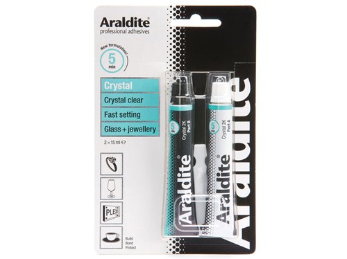 ARA400008 Araldite® Crystal Epoxy 2 x 15ml Tubes