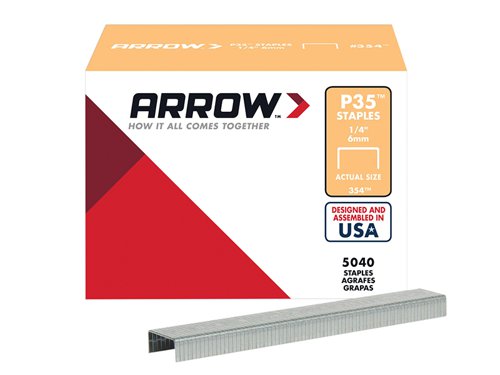 ARRP3538 Arrow P35 Staples 10mm (3/8in) (Box 5040)