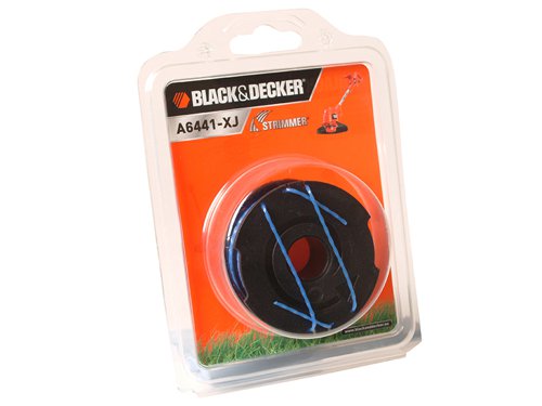 B/DA6441 BLACK + DECKER A6441 Reflex2 Dual Line & Spool 2 x 6m