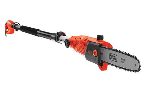 B/DPS7525 BLACK + DECKER PS7525 Corded Pole Saw 25cm Bar 800W 240V