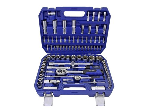B/S1579 BlueSpot Tools 1/2in & 1/4in Metric Socket Set, 94 Piece