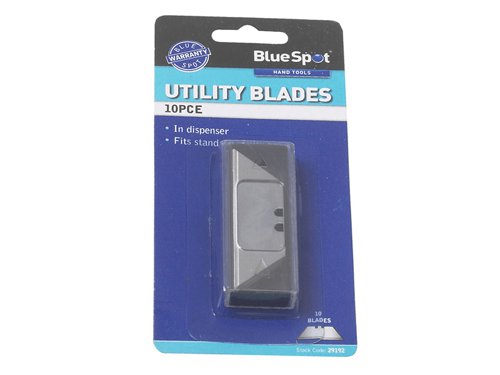 B/S29192 BlueSpot Tools Utility Blades (Pack 10)